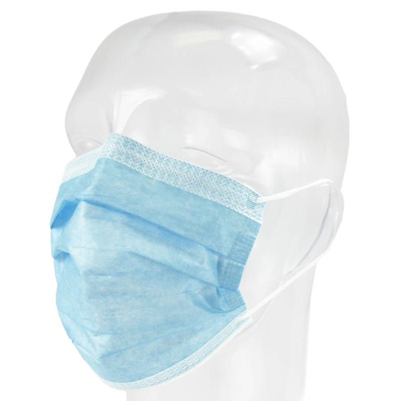 Aspen Surgical Products FluidGard 160 Anti-Fog Procedure Mask, Blue Diamond (500/CS) 