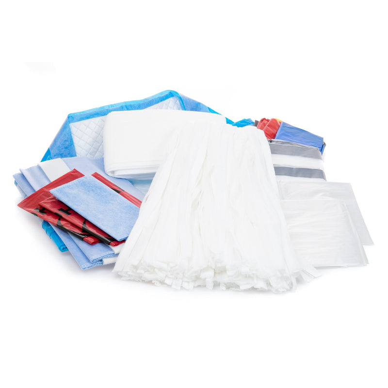 McKesson Room Turnover Kit with Strip Mop, Antimicrobial, Nonsterile (Case of 15 Items)