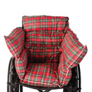 Mabis Healthcare DMI Comfort Wheelchair Cushion, Plaid 