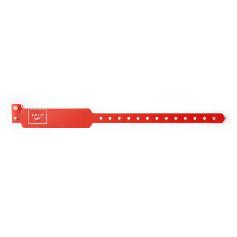 PDC Healthcare Sentry SuperBand Allergy Alert Identification Band, 11-1/2 Inch, Red (250/BX) 