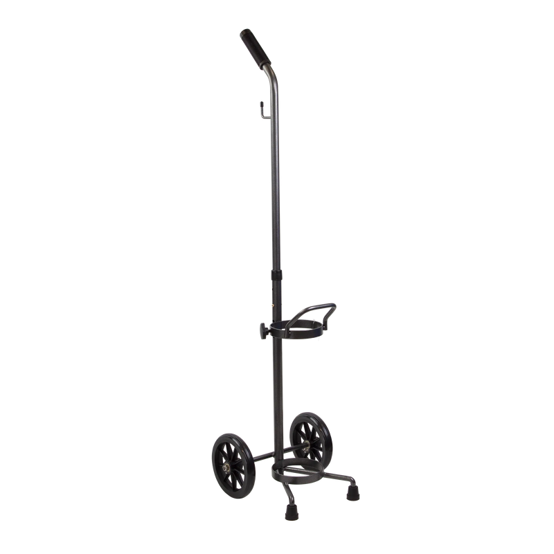 Oxygen Tank Cart - Steel/Black