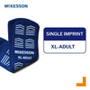McKesson Slipper Socks, Single Tread, Extra Large, Dark Blue (Case of 48 Pairs)