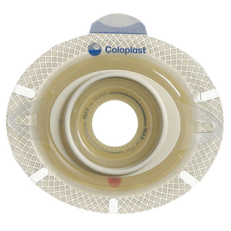 Coloplast SenSura Click Xpro Flat Ostomy Barrier, Trim to Fit 10 – 45 mm, Red Match (5/BX) 