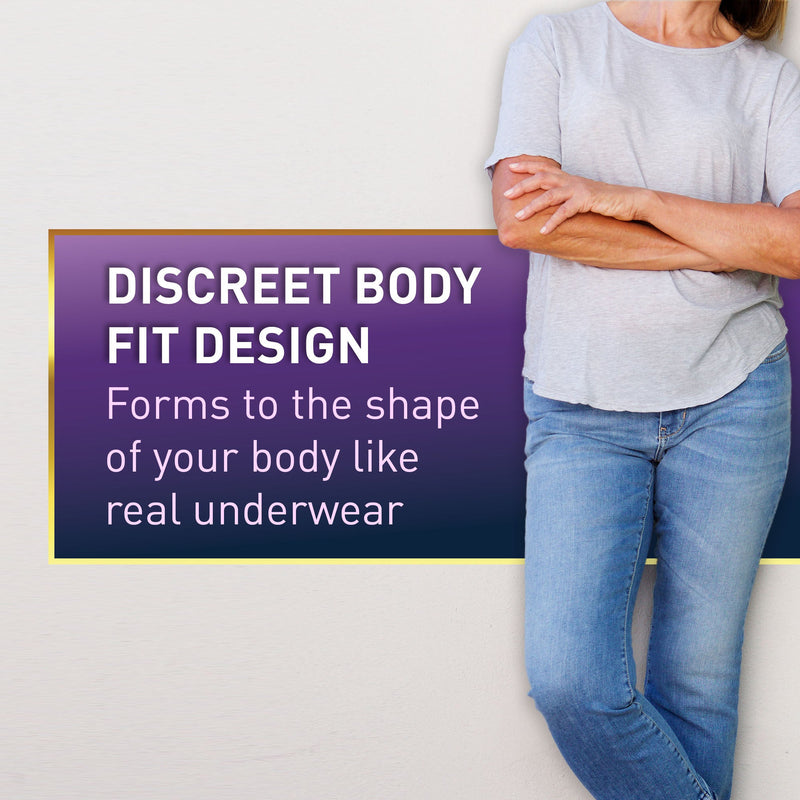 McKesson Premium Discreet Underwear for Women, Maximum Absorbency, Small/Medium (80/CS)