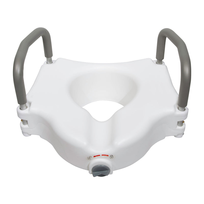 McKesson Raised Toilet Seat, 5-Inch Height, White 