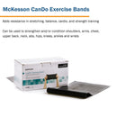 McKesson Exercise Resistance Band, Black, 5" x 6 Yard, Extra-Heavy Resistance (Each)