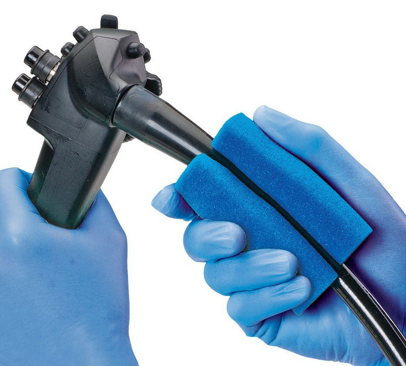 Endoscope Sponge Kit with Pre-Diluted Enzymatic Detergent ScopeValet CleanStart Tubular For Flexible and Rigid Instruments / Ready-to-Use (24/CS) 