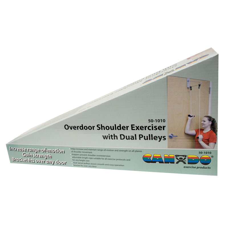 CanDo Overdoor Shoulder Double Pulley Exerciser with Door Bracket (Each)