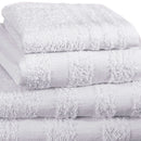 Merit Trio Cotton Washcloth, White, 12 x 12 Inch (Dozen)