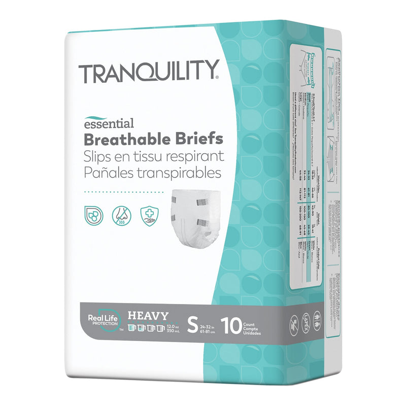 Principle Business Enterprises Tranquility Essential Heavy Incontinence Brief, Small (100/CS)