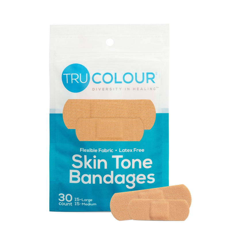 Tru-Colour Skin Tone Adhesive Bandages for Fair Skin Tone Shades (Case of 1500) 