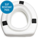 HealthSmart Raised Toilet Seat, 14-1/2 x 15 Inch (Each)