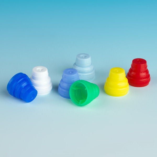 Tube Closure Globe Scientific Plug Cap Universal 10 to 16 mm Diameter NonSterile Yellow (Bag of 1000)