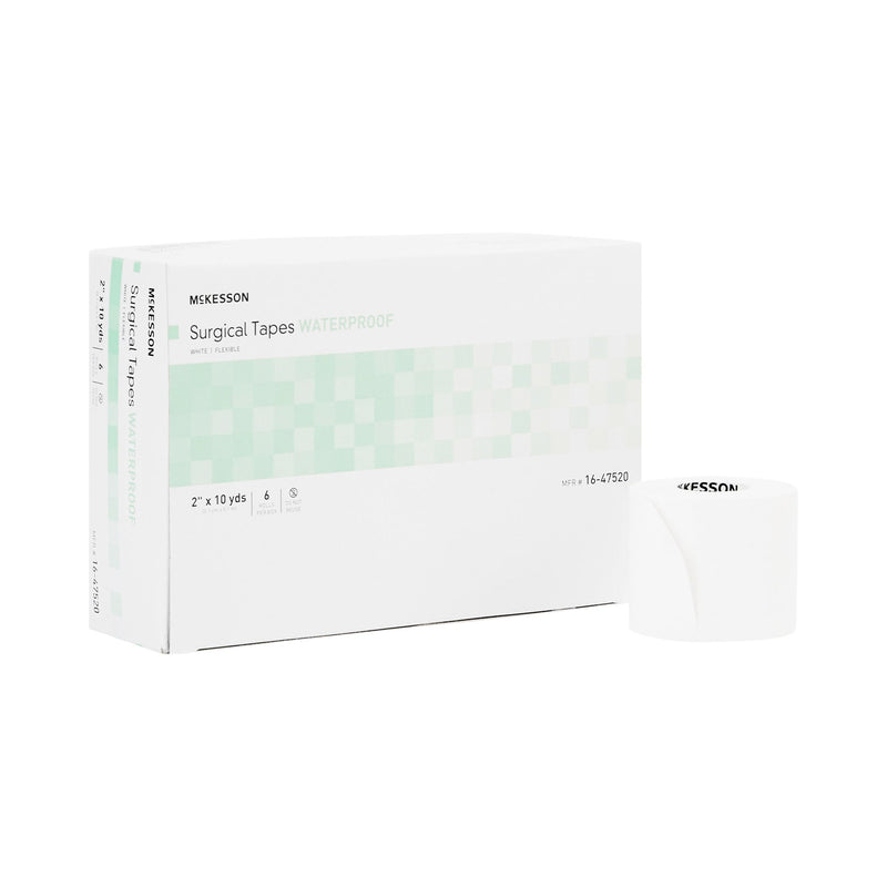McKesson Adhesive Medical Tape, 2 Inch x 10 Yard, White (Case of 72)