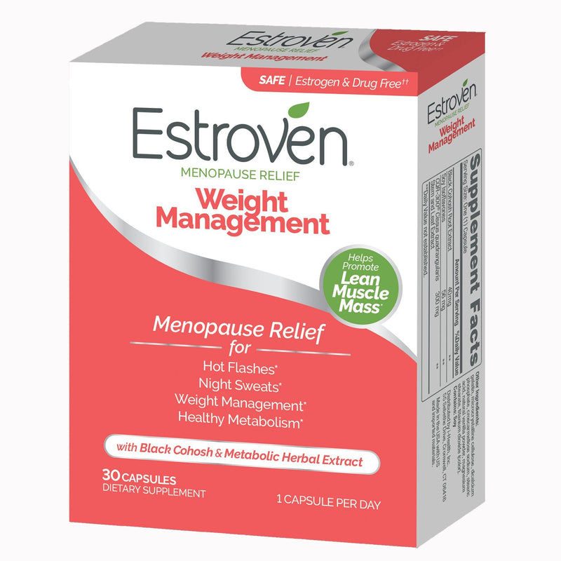 Estroven Once Daily Menopause Relief Weight Management Capsules 