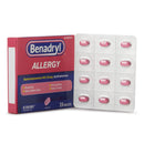 J & J Sales Benadryl Diphenhydramine Allergy Relief (24/CT) 