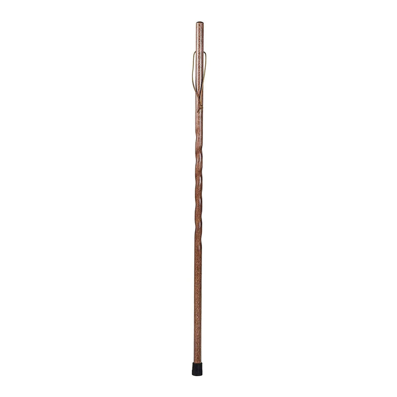Brazos Twisted Oak Backpacker Handcrafted Walking Stick, 48-Inch Height 