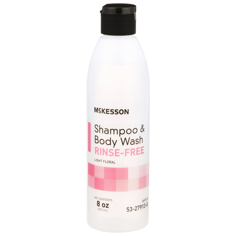 McKesson Rinse-Free Shampoo and Body Wash, 8 oz Bottle (Case of 48)