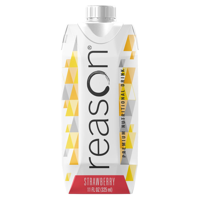 Reason Strawberry Premium Nutritional Drink, 11-ounce carton (Case of 12)