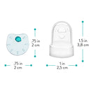 Midway Importing Inc Evenflo Breast Pump Replacement Membrane and Valve (24/CS) 