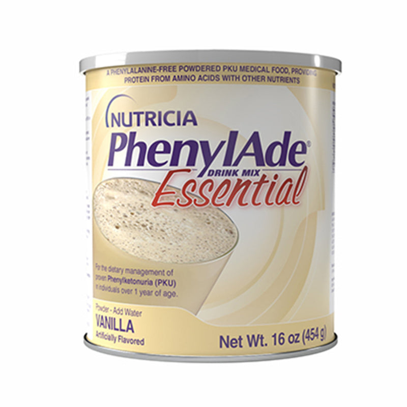 Oral Supplement PhenylAde Vanilla Flavor Powder 16 oz. / 454 Gram Canister (Case of 6)