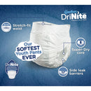 Comfees DriNite Juniors Youth Heavy Absorbent Underwear Large / Extra Large (Case of 80)