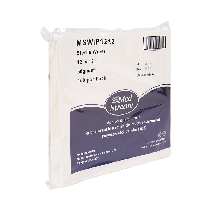 McKesson Cleanroom Low Lint Wipes, 12 x 12 Inch (Case of 1200)