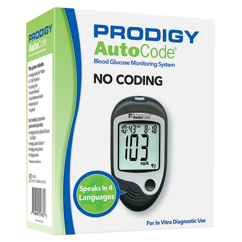 Prodigy AutoCode Blood Glucose Monitory System (Case of 10)