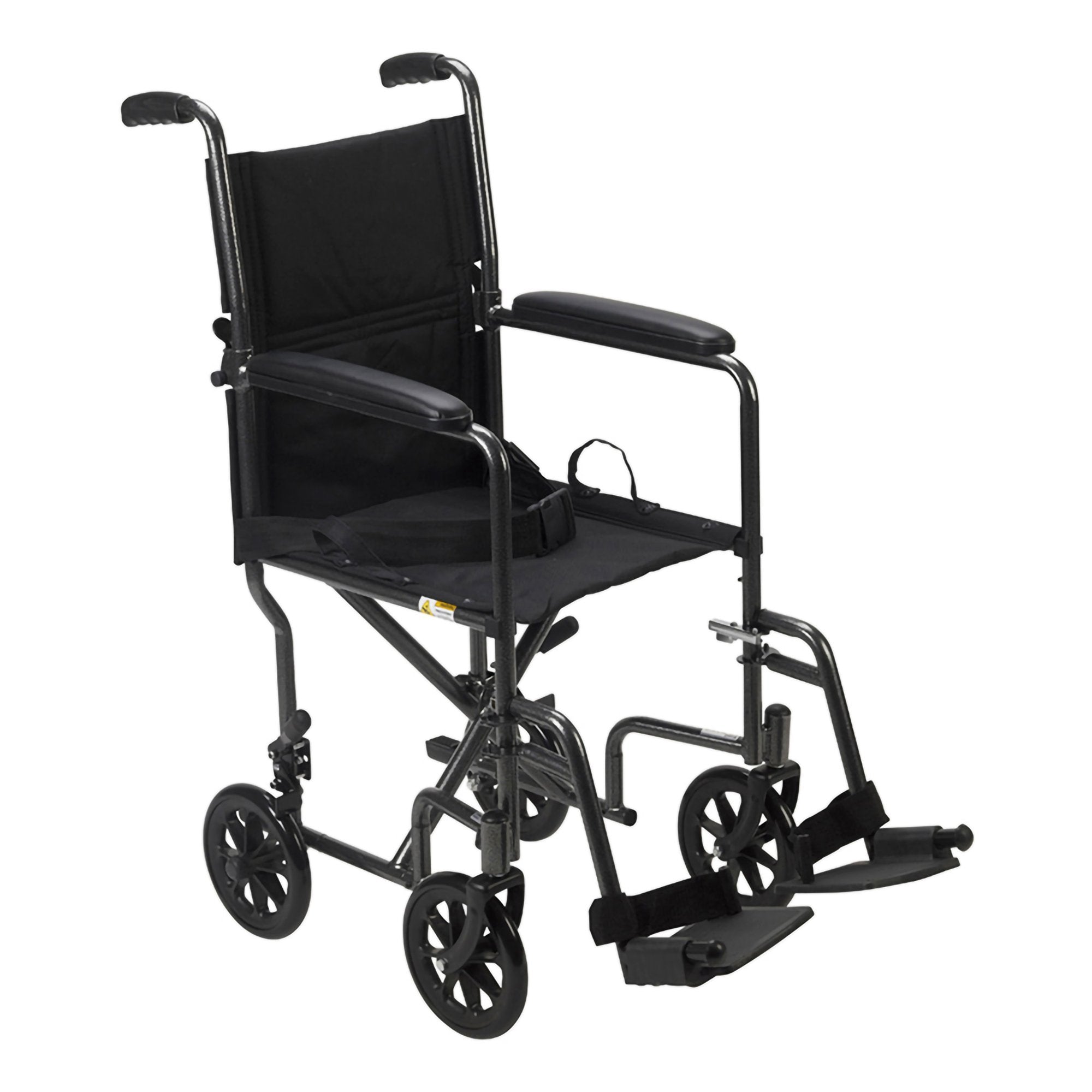 drive Lightweight Steel Transport Chair, 17-Inch Seat Width 