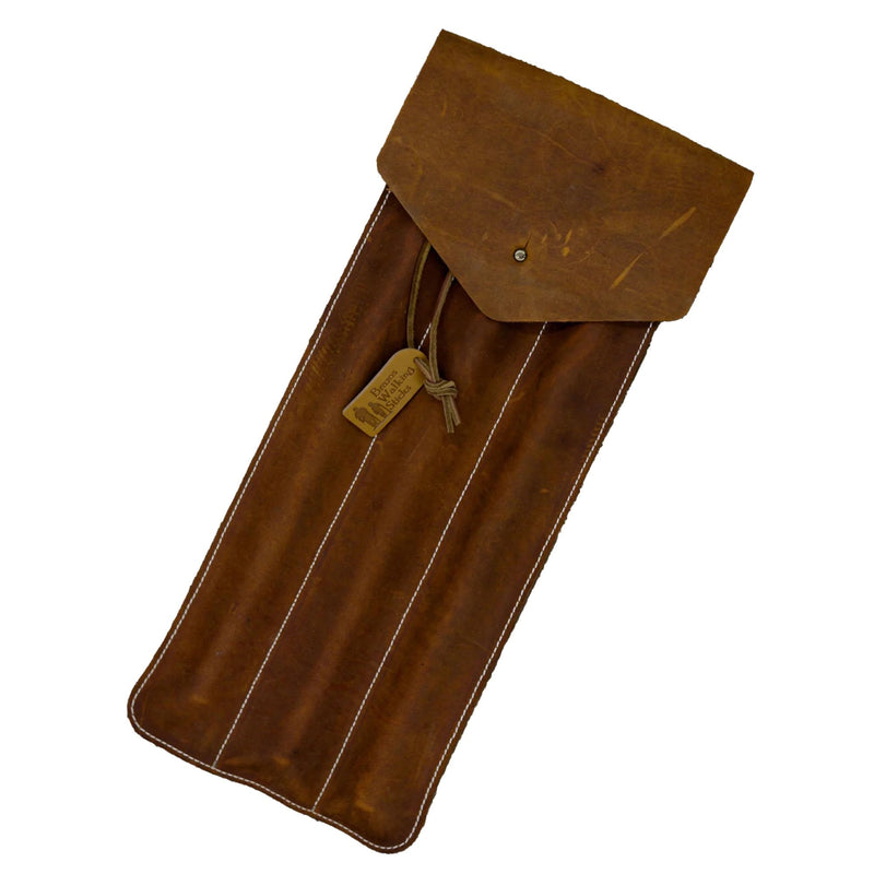Mabis Healthcare Brazos Traveler's Stick Leather Case 