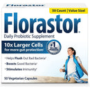 Biocodex Florastor Dual Action Probiotic Vegetarian Capsules 