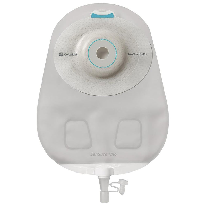 Coloplast SenSura Mio Convex Light 1-Piece Transparent Urostomy Pouch, 25mm Stoma (10/BX)