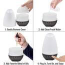 HealthSmart Ultrasonic Essential Oil Humidifier Diffuser (Each)
