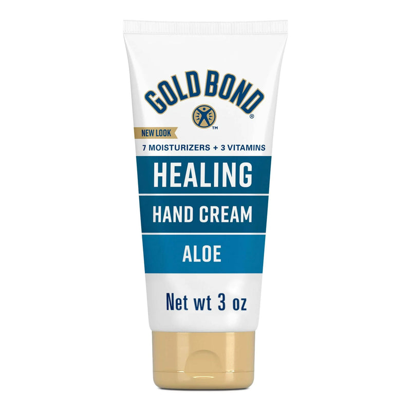 Gold Bond Healing Hand Cream with Aloe for Dry to Extra Dry Skin, 3-ounce Tube (Each)