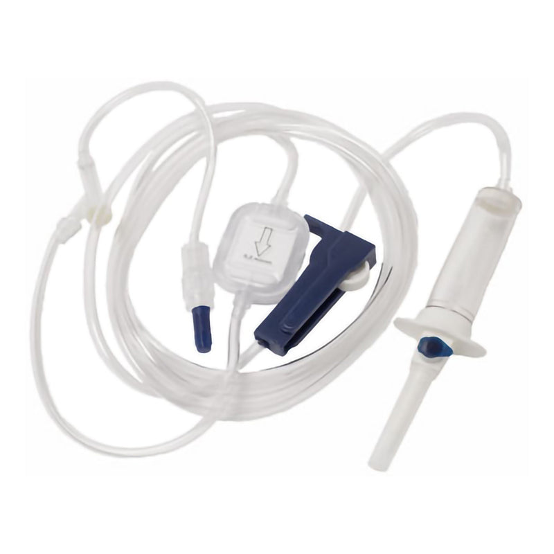 Primary IV Administration Set TrueCare Gravity 1 Port 20 Drops / mL Drip Rate 15 Micron Filter / 0.2 Micron Filter 92 Inch Tubing Solution Without Flow Regulator (Box of 50)