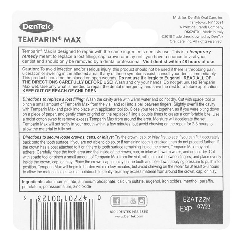 DenTek Temparin Max Repair Kit