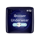 Reassure Overnight Brief, Heavy Absorbency, Incontinence, with Tape Tabs, 2XL (12/BG) 