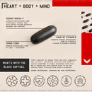 High Level Science Heart + Body + Mind Supplement, Omega-3, CoQ10 & Vitamin E (Case of 24)