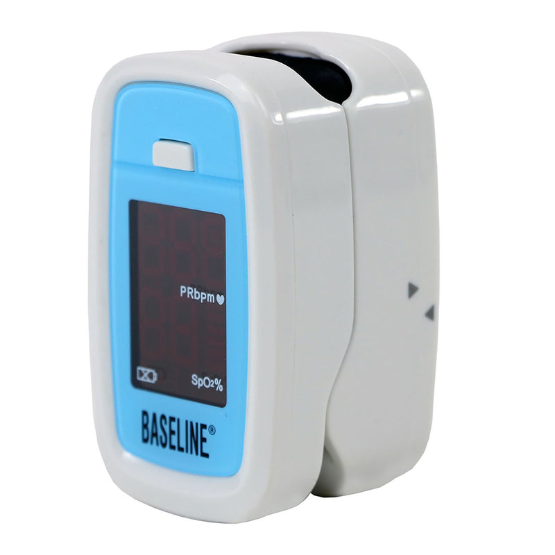 FEI Baseline Fingertip Pulse Oximeter, Battery Operated Visible Alarm (Each)
