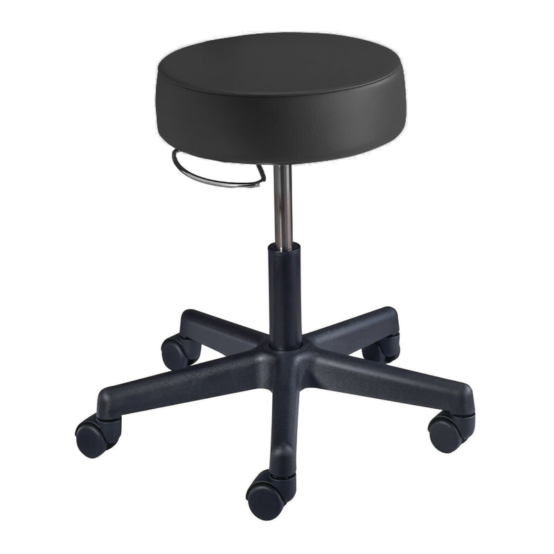 McKesson Round Pneumatic Exam Stool, Black, without Backrest (Each)