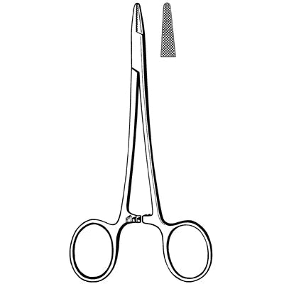 Surgi-OR Baumgartner Needle Holder - 5-1/4", Serrated - 95-832 