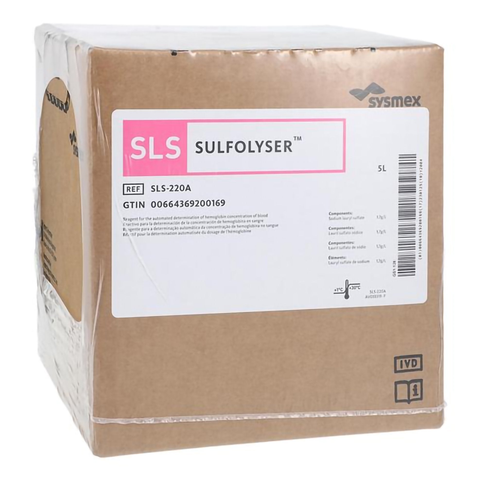 Sysmex America Sulfolyser Hematology Reagent, Hb test 