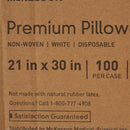 McKesson White Nonwoven Pillowcase, 21 x 30 Inch (Case of 100) 