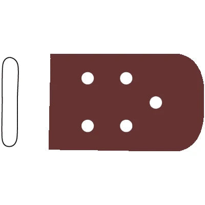 SklarTip Vented Instrument Protectors - 25mm x 15mm x 2mm, Brown - 96-1414 