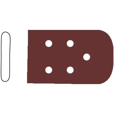 SklarTip Vented Instrument Protectors - 25mm x 15mm x 2mm, Brown - 96-1414