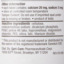 Geri-Care Senna Plus Docusate Sodium / Sennosides Stool Softener (Case of 12000)