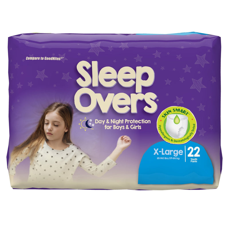 First Quality Products LLC Cuties Sleep Overs Absorbent Underwear, Extra Large (88/CS) 