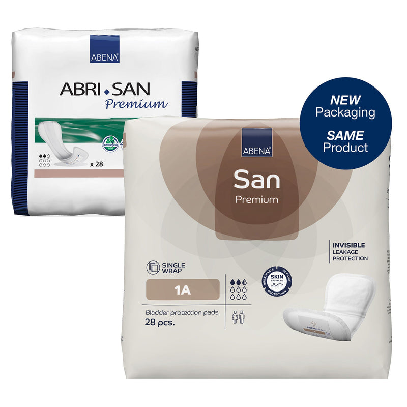 Abri-San Premium 1A Bladder Control Pad, 11-Inch Length (Case of 336)