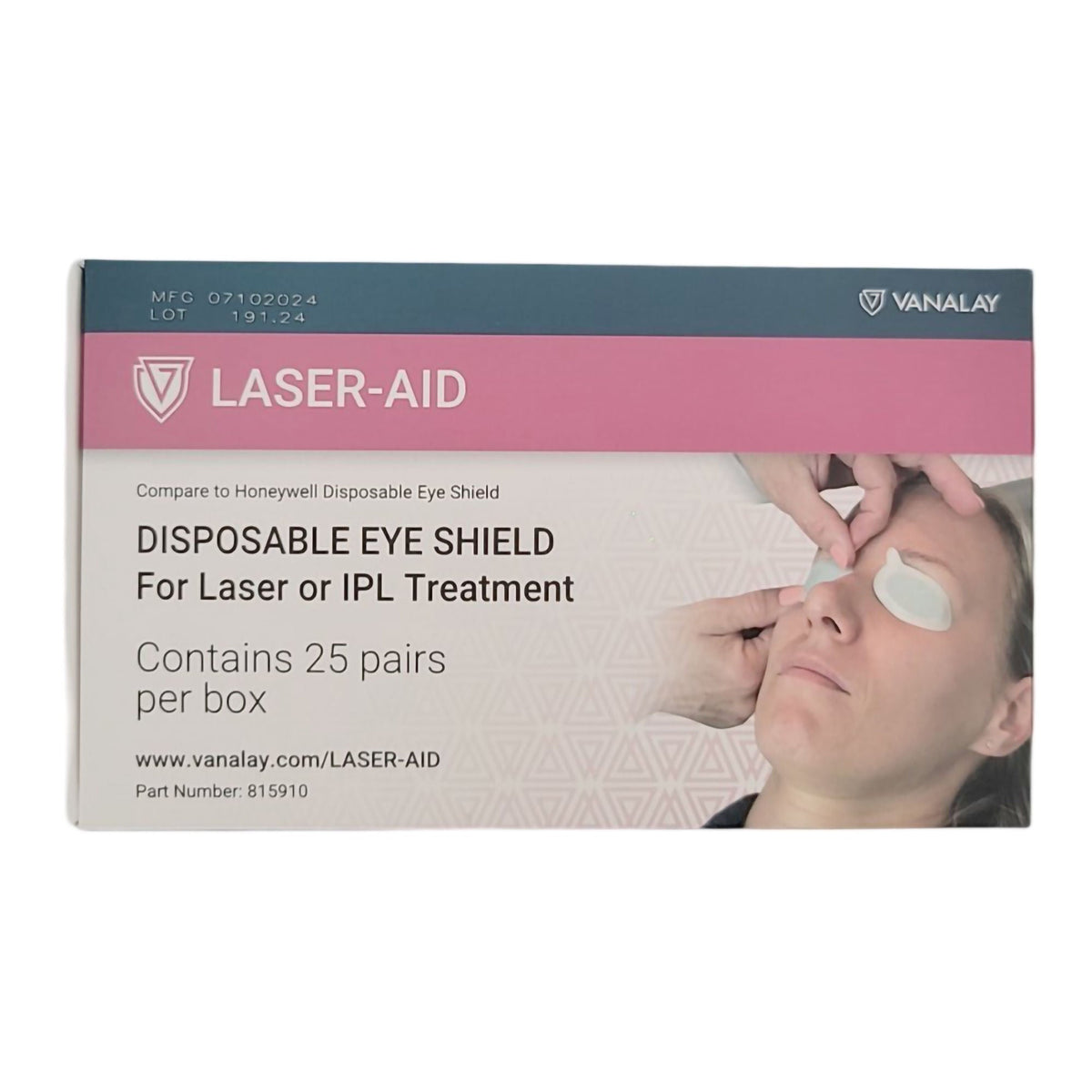 Laser Eye Protector Laser Aid Adhesive (Case of 2500)