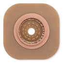 Hollister New Image Flat CeraPlus Skin Barrier, 70 mm Flange, Up to 57 mm Opening, Blue (5/BX) 